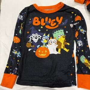 Bluey 2 Piece Pajama Set Long Sleeves Long Legs Size 4 Girls   204